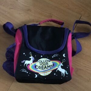 Unicorn Themed Backpack with Inspirational Design